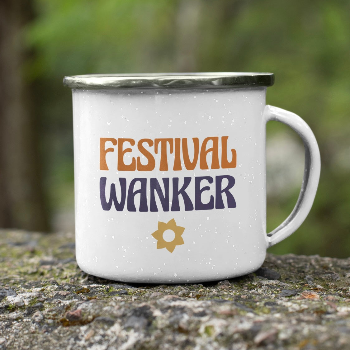 Festival Wanker Enamel Camping