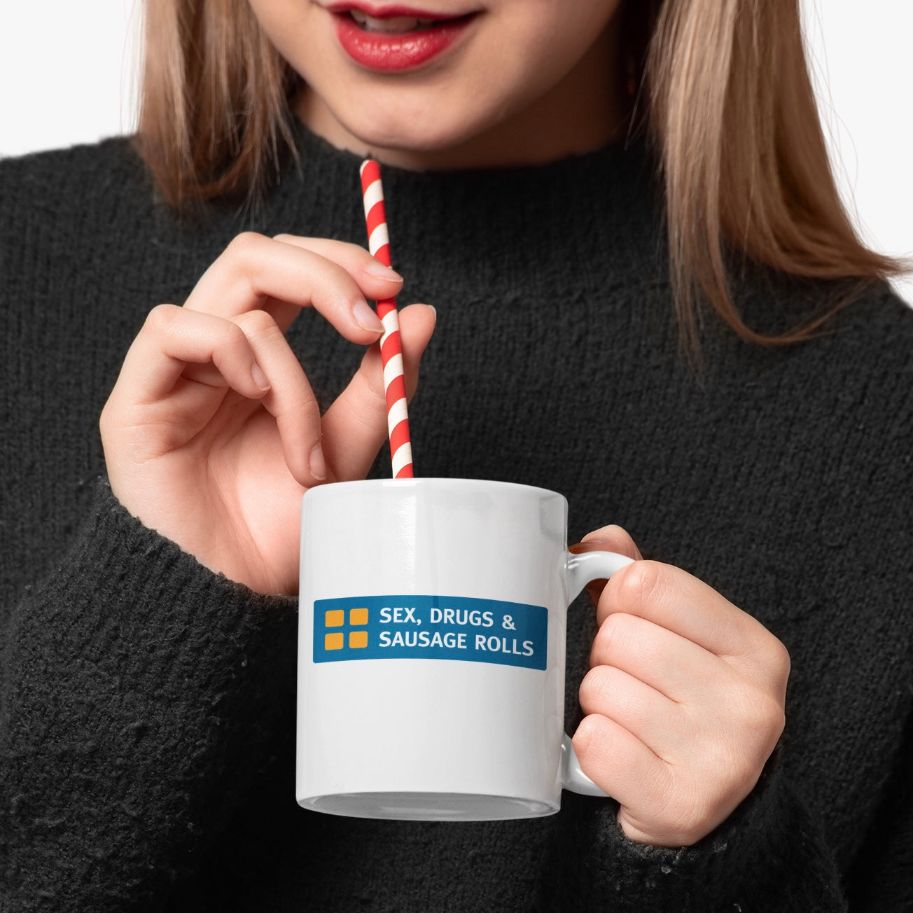 Sex, Drugs and Sausage Rolls Mug