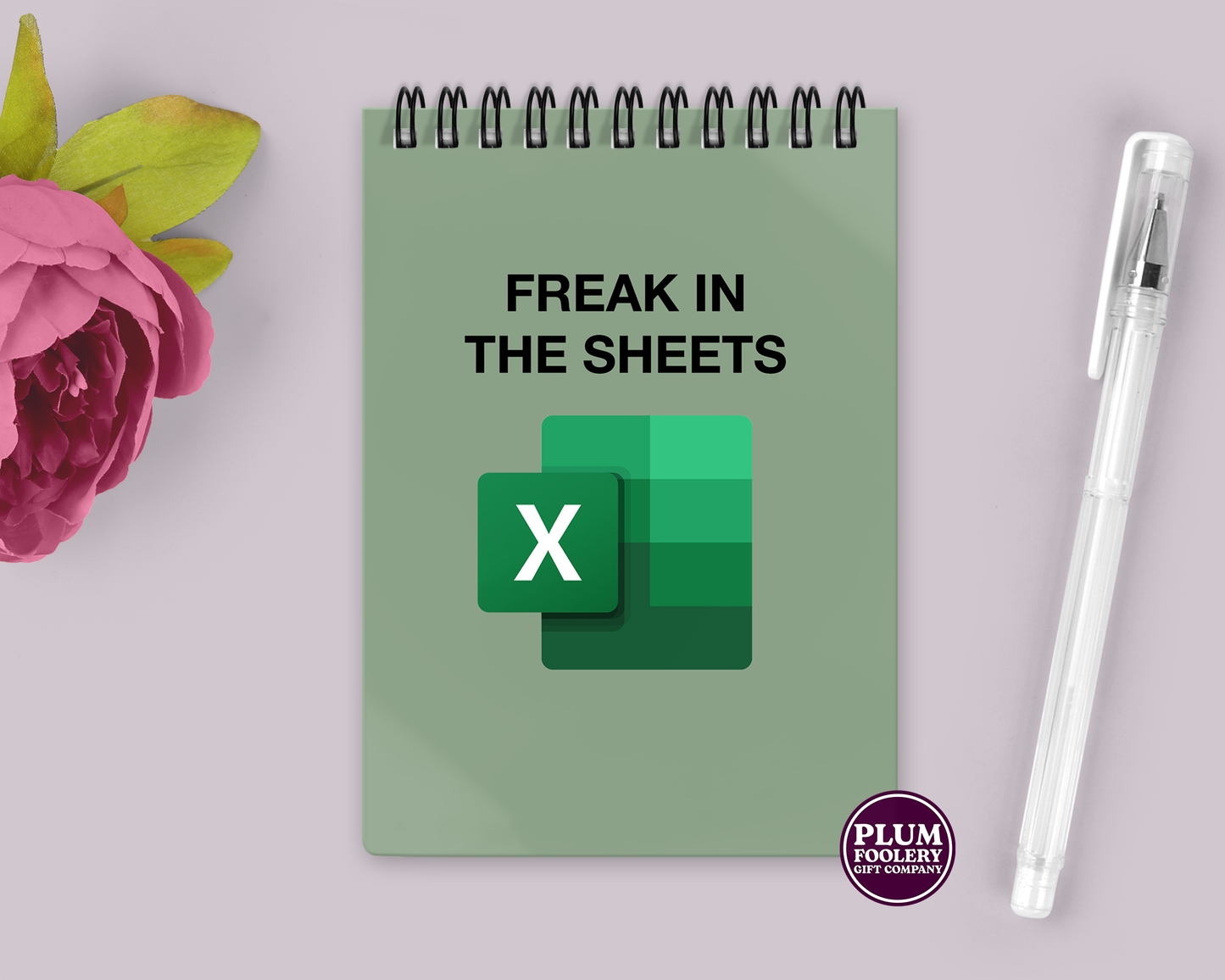 Freak in the Sheets Notebook Green