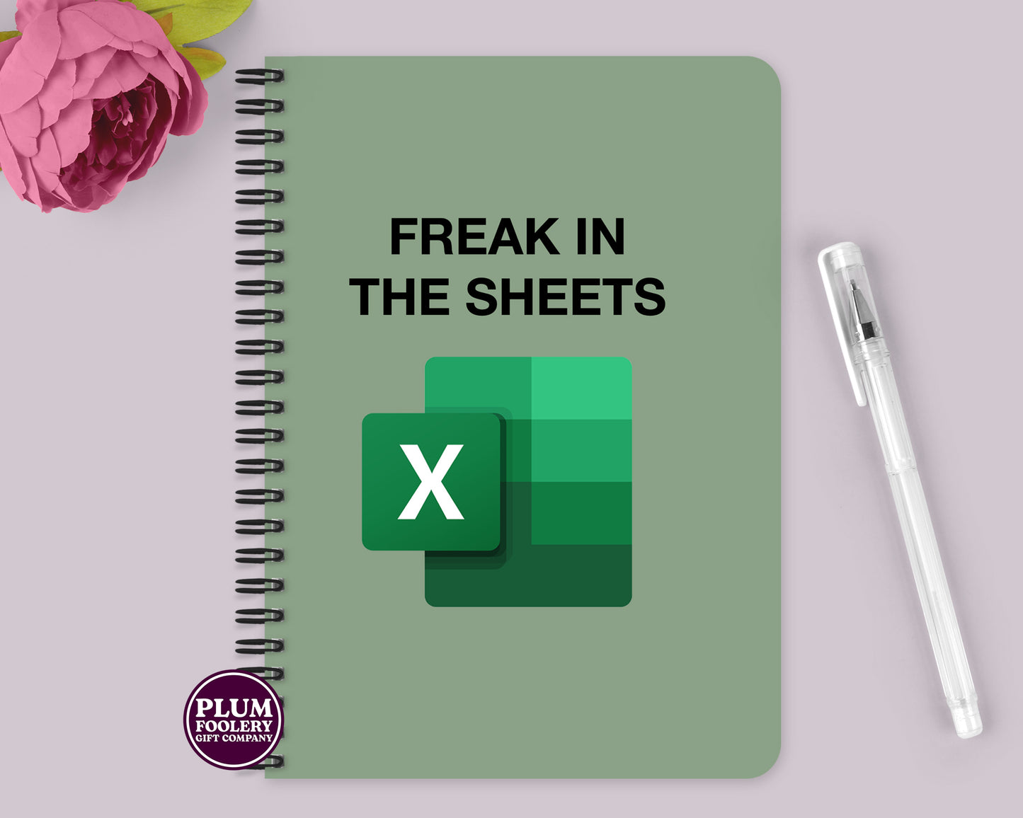 Freak in the Sheets Notebook Green