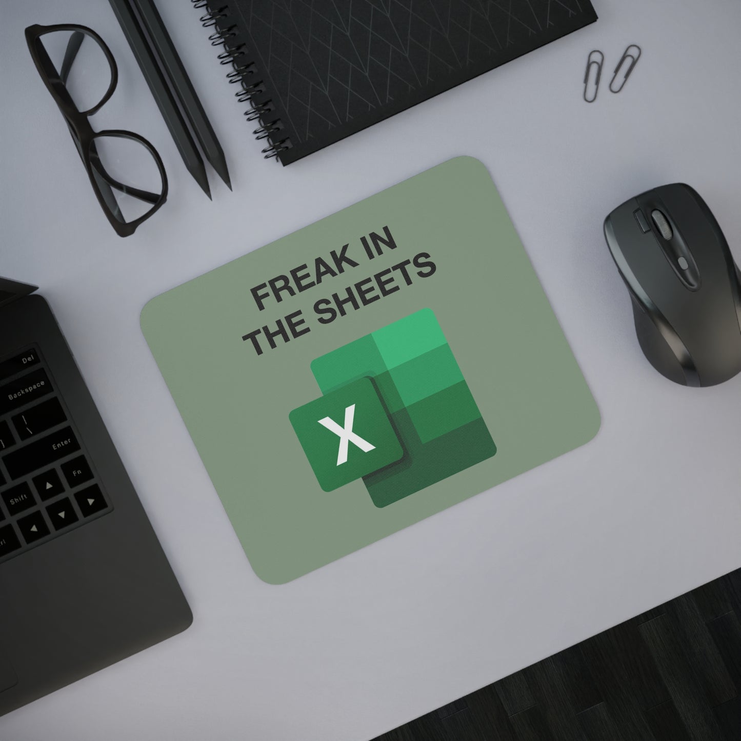Freak in the Sheets Mousepad Green