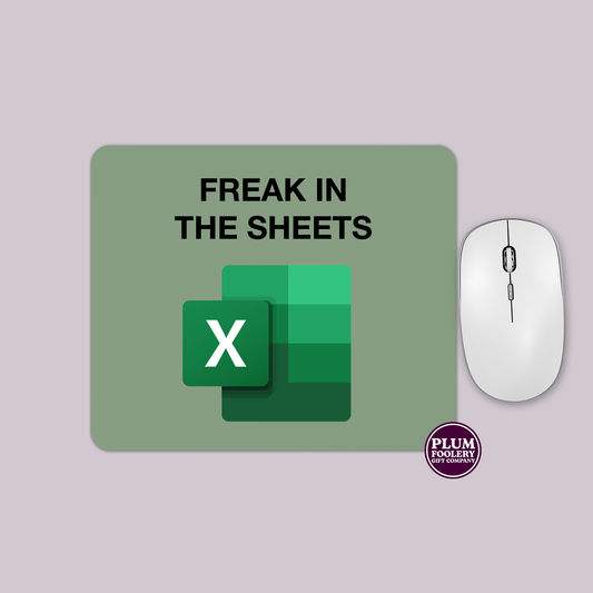 Freak in the Sheets Mousepad Green