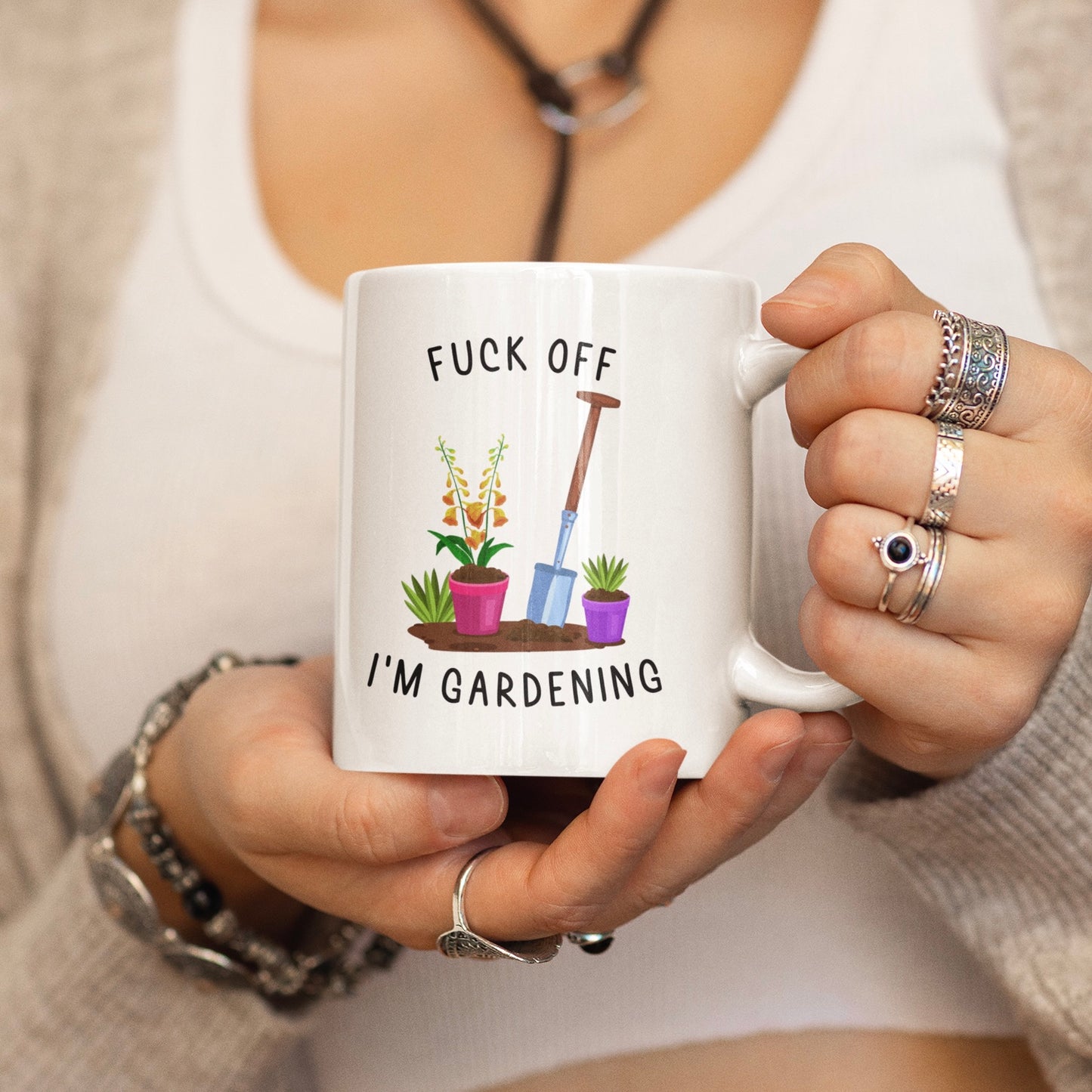 Fuck Off I’m Gardening Mug