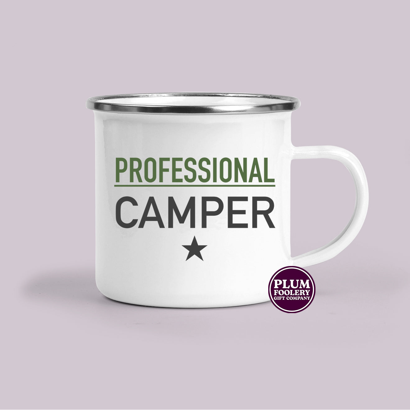 Professional Camper Enamel Mug for Outdoors