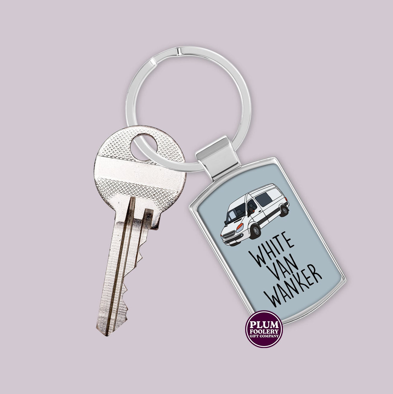 White Van Wanker Keyring