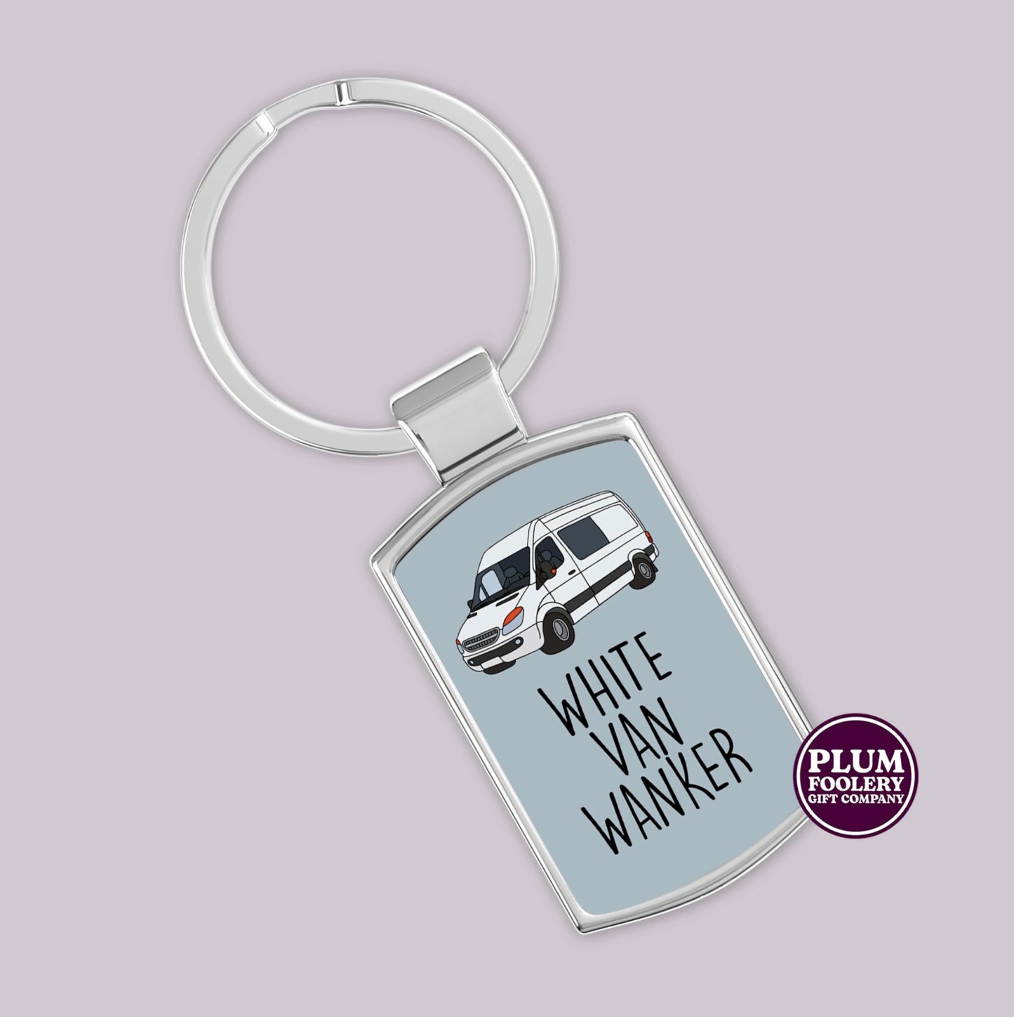 White Van Wanker Keyring