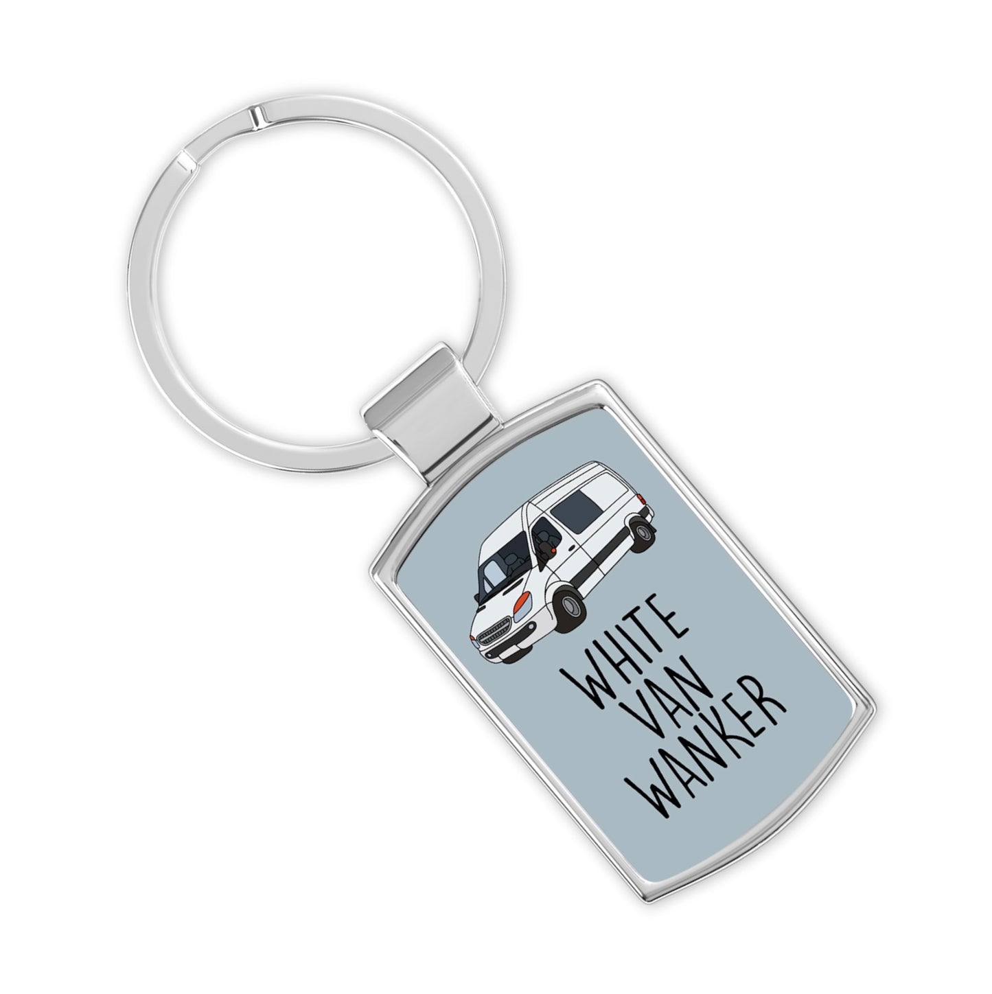 White Van Wanker Keyring