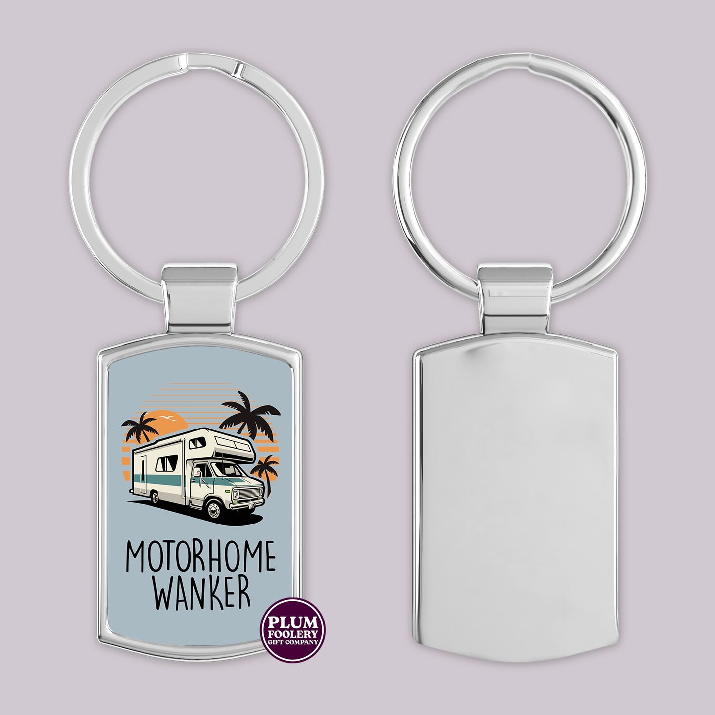Motorhome Wanker Keyring