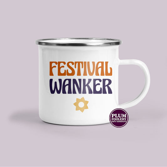 Festival Wanker Enamel Camping