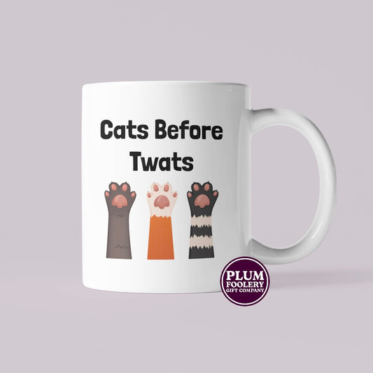Cats Before Twats Mug