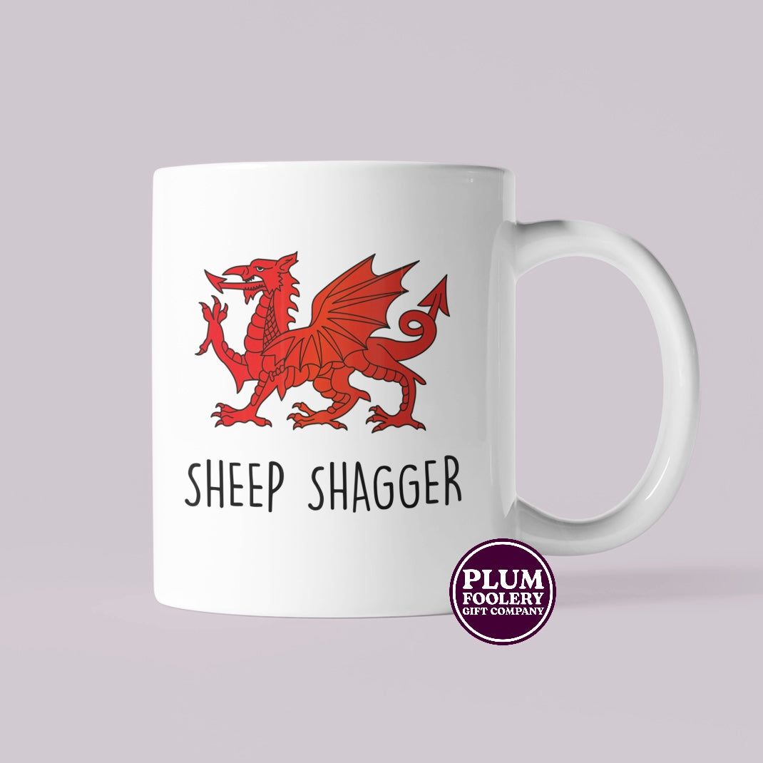 Sheep Shagger Mug Welsh Dragon