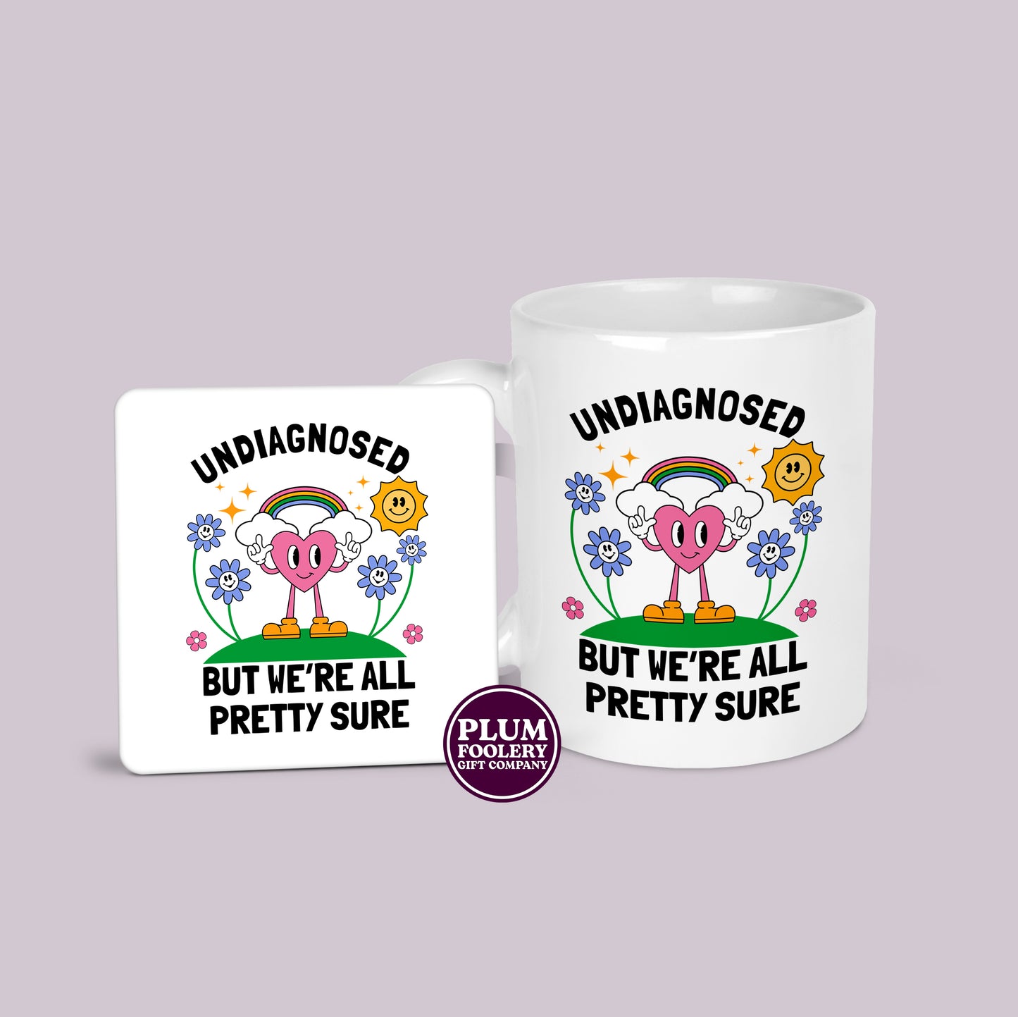 Undiagnosed But We’re all Pretty Sure Mug - ADHD - Autism