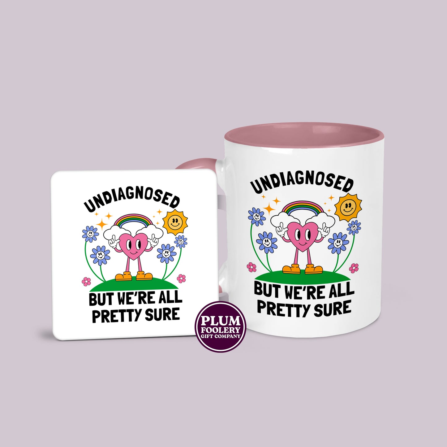 Undiagnosed But We’re all Pretty Sure Mug - ADHD - Autism