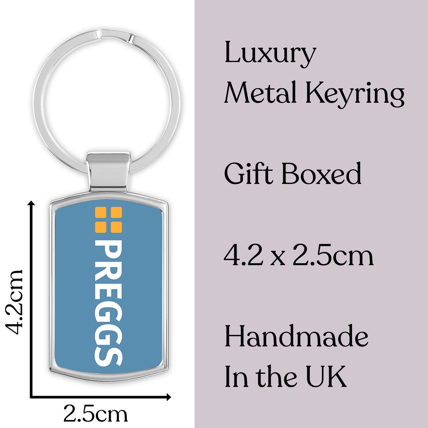 Preggs Keyring