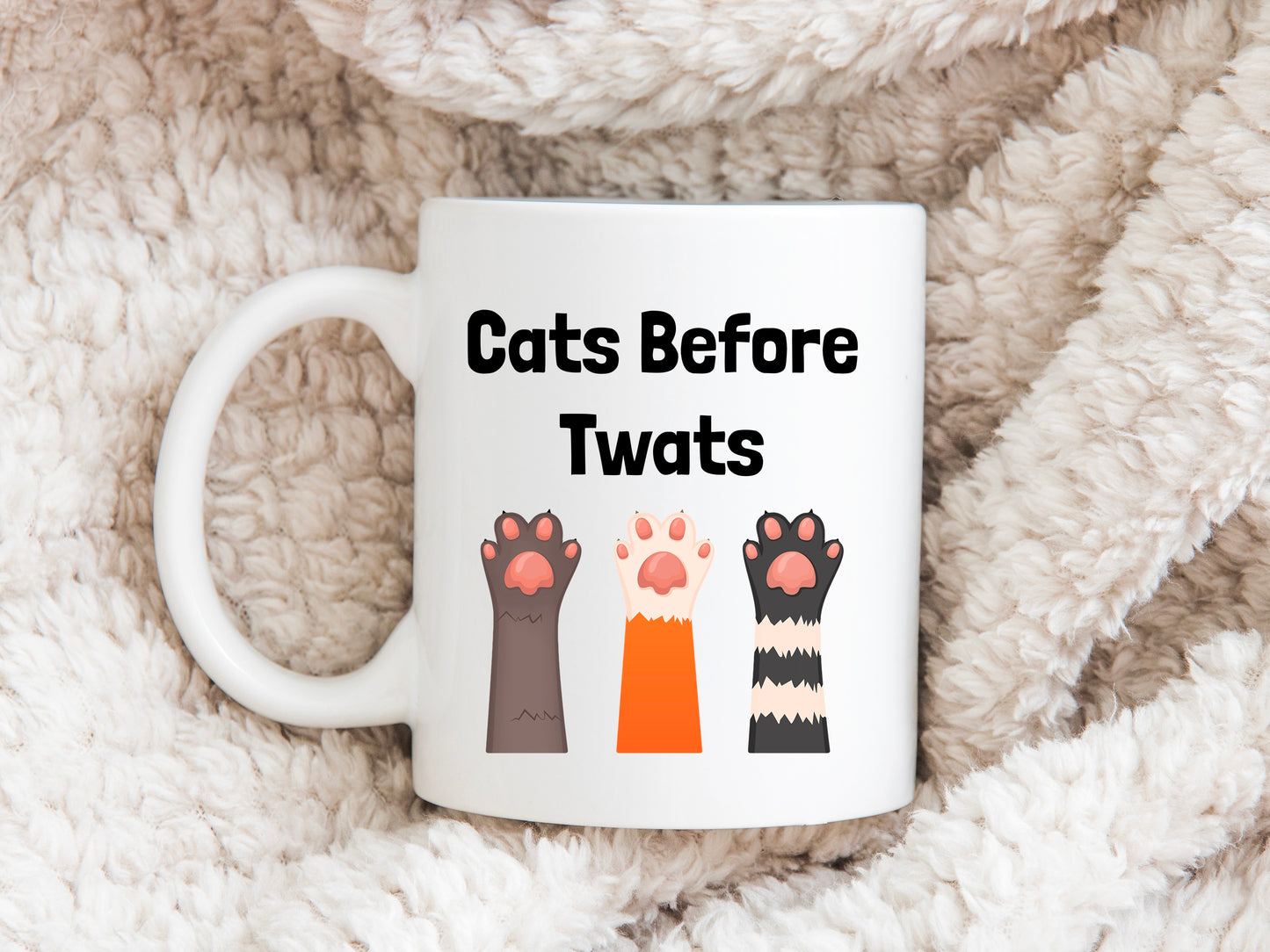 Cats Before Twats Mug