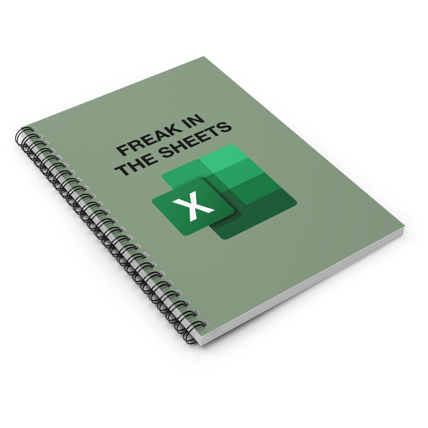 Freak in the Sheets Notebook Green