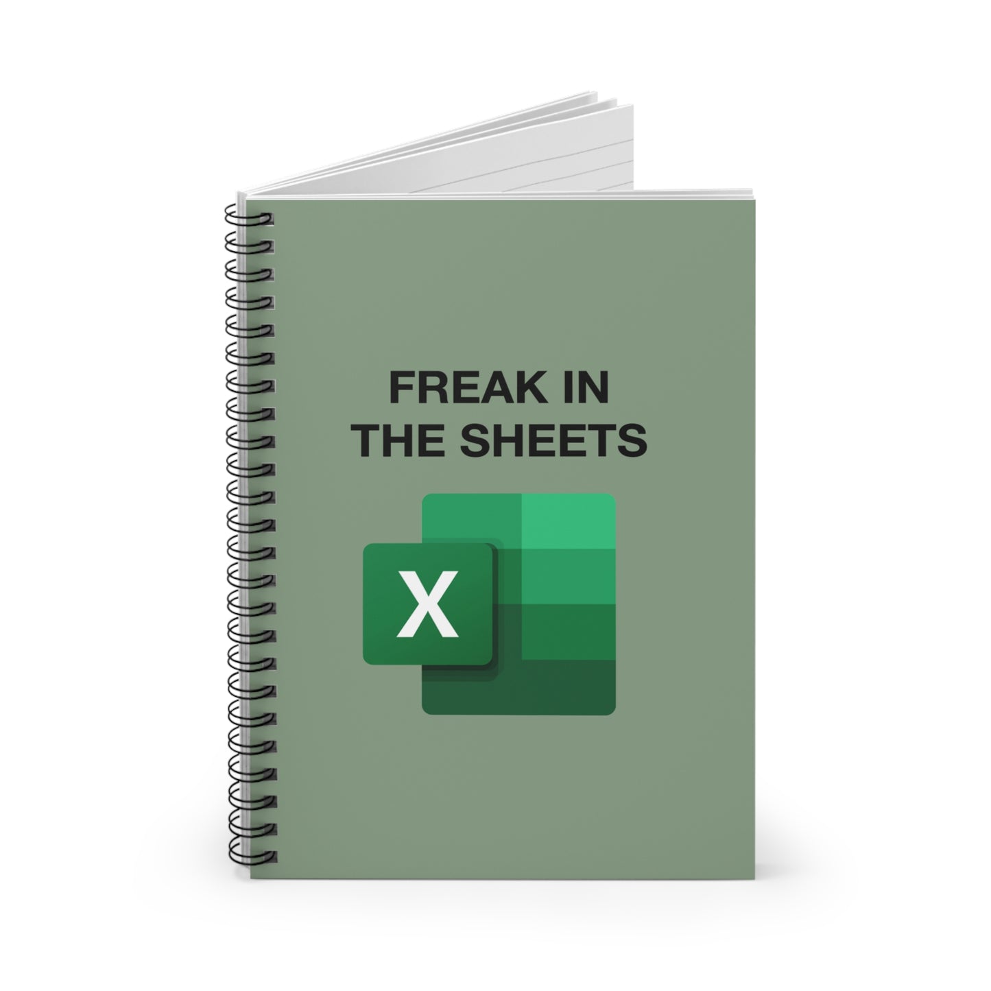 Freak in the Sheets Notebook Green