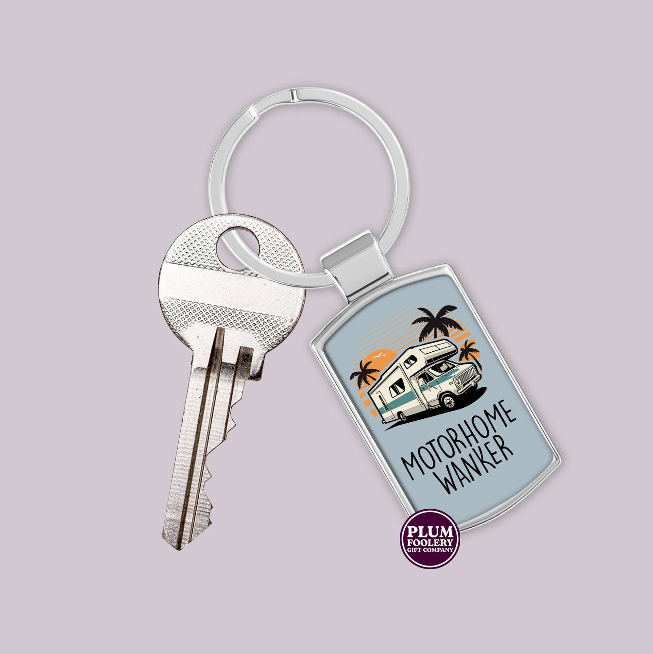Motorhome Wanker Keyring