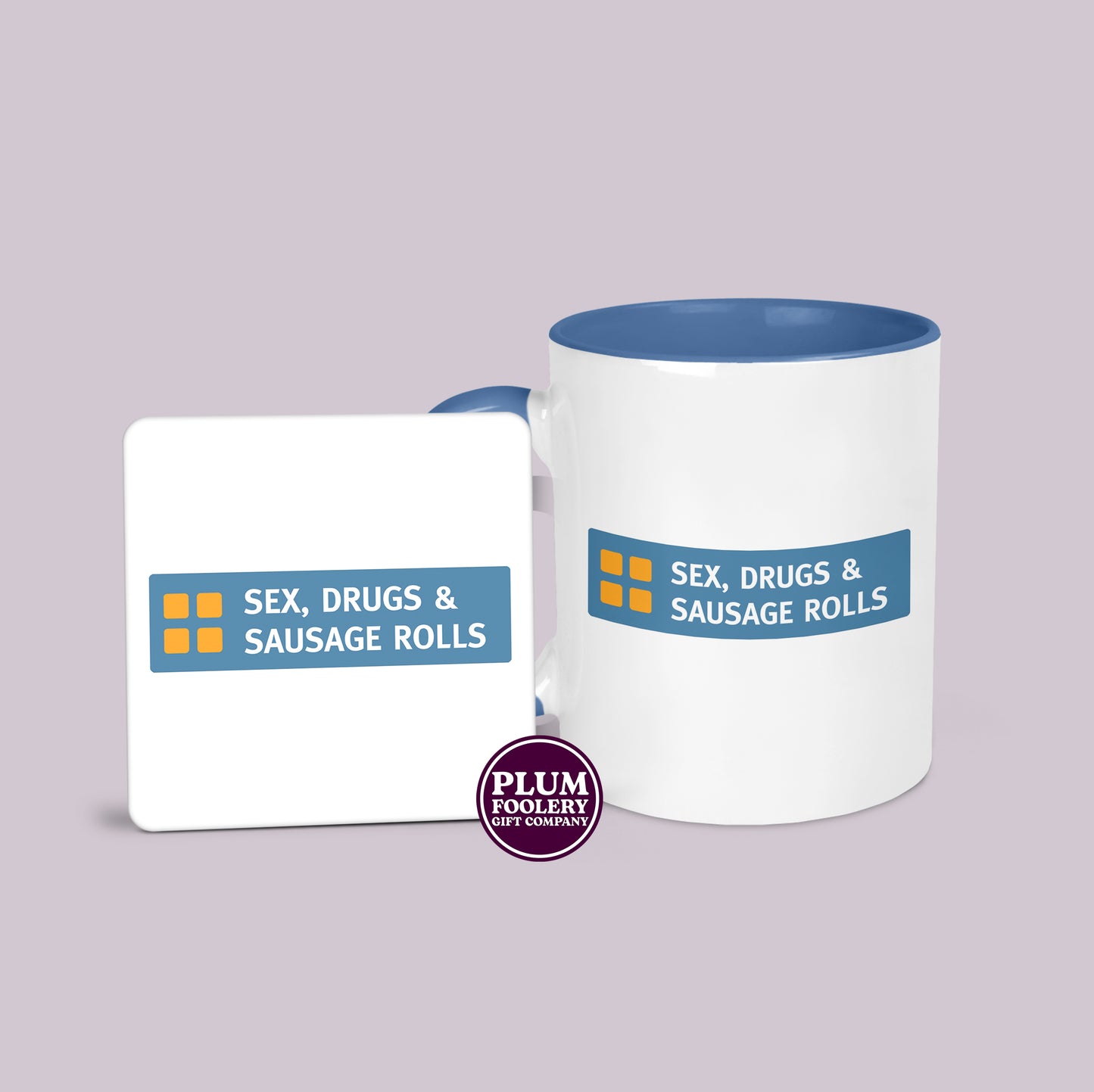 Sex, Drugs and Sausage Rolls Mug