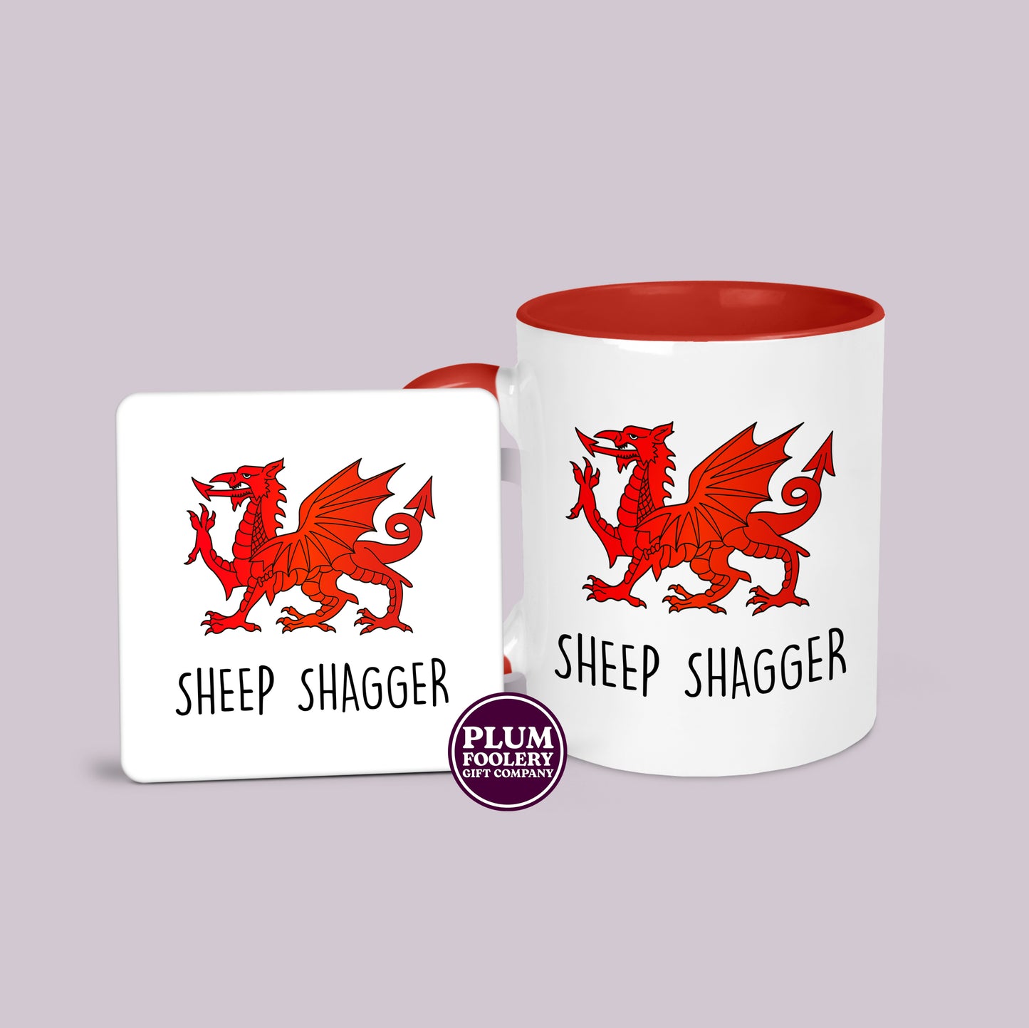 Sheep Shagger Mug Welsh Dragon